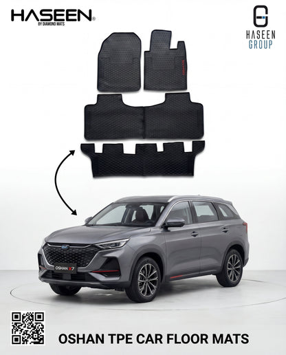 CHANGAN OSHAN X7 7 SEATER 2022-2024 LATEX RUBBER CAR FLOOR MAT