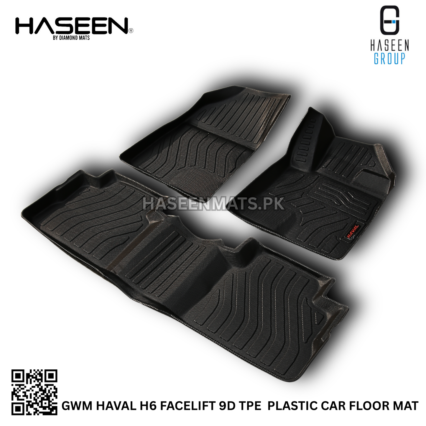 GWM HAVAL H6 FACELIFT LUXURY 9D TPE PLASTIC HEAVY DUTY CAR FLOOR MAT