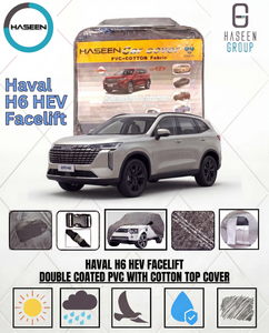 HAVAL H6 HEV FACE-LIFT NEW DOUBLE COAT PVC WITH COTTON CAR COVERS