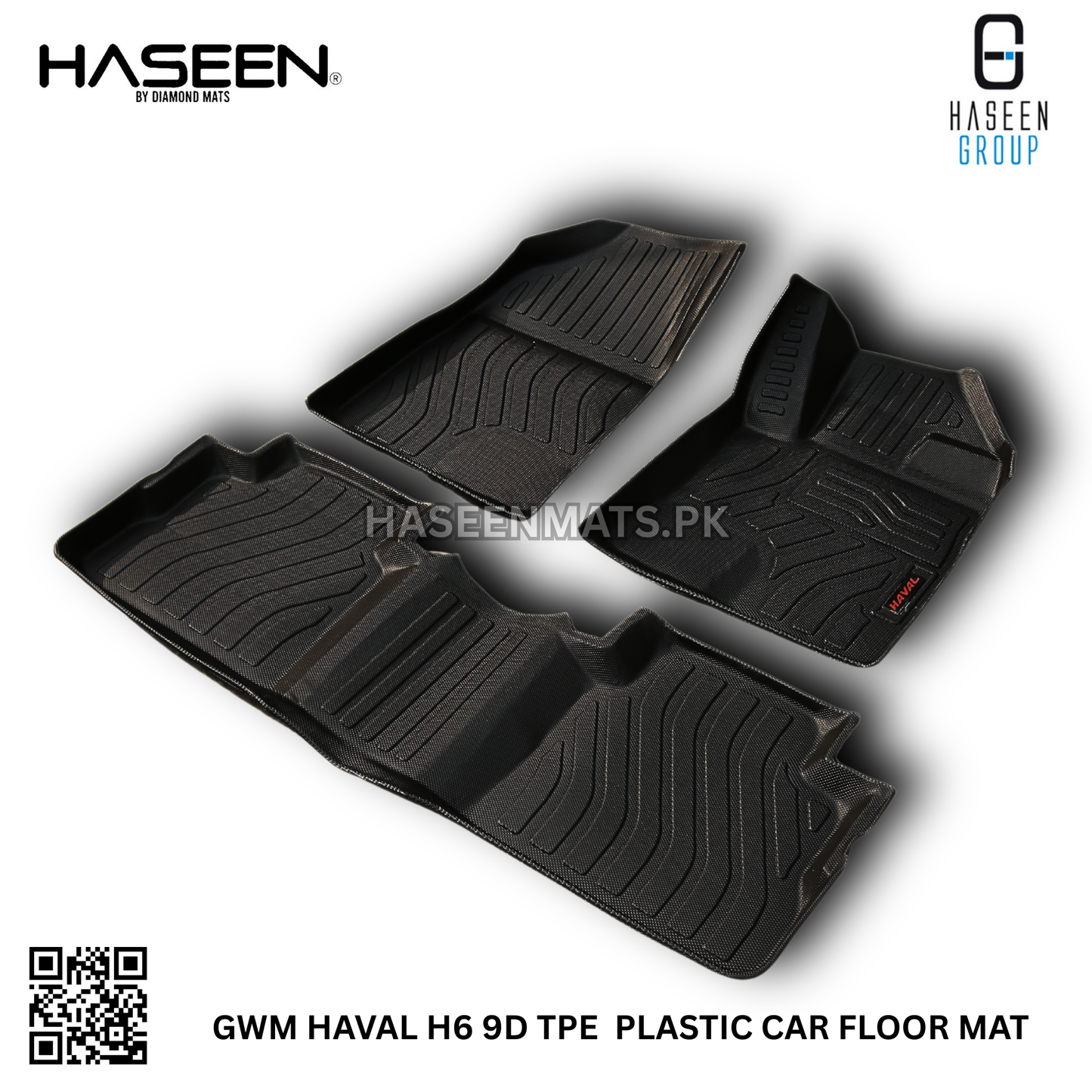 GWM HAVAL H6 2022-2024 LUXURY 9D TPE PLASTIC FLOOR MAT