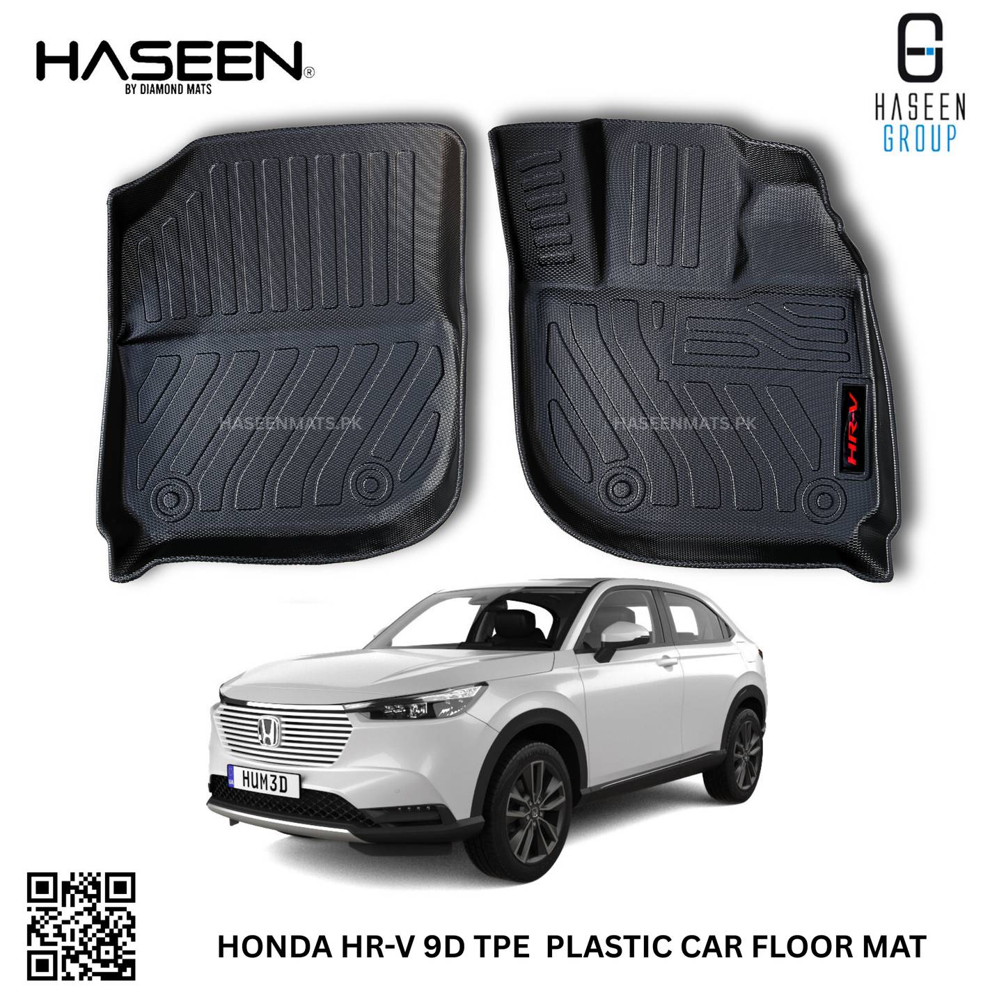 HONDA HR-V NEW STYLE LUXURY 9D TPE PLASTIC FLOOR MAT