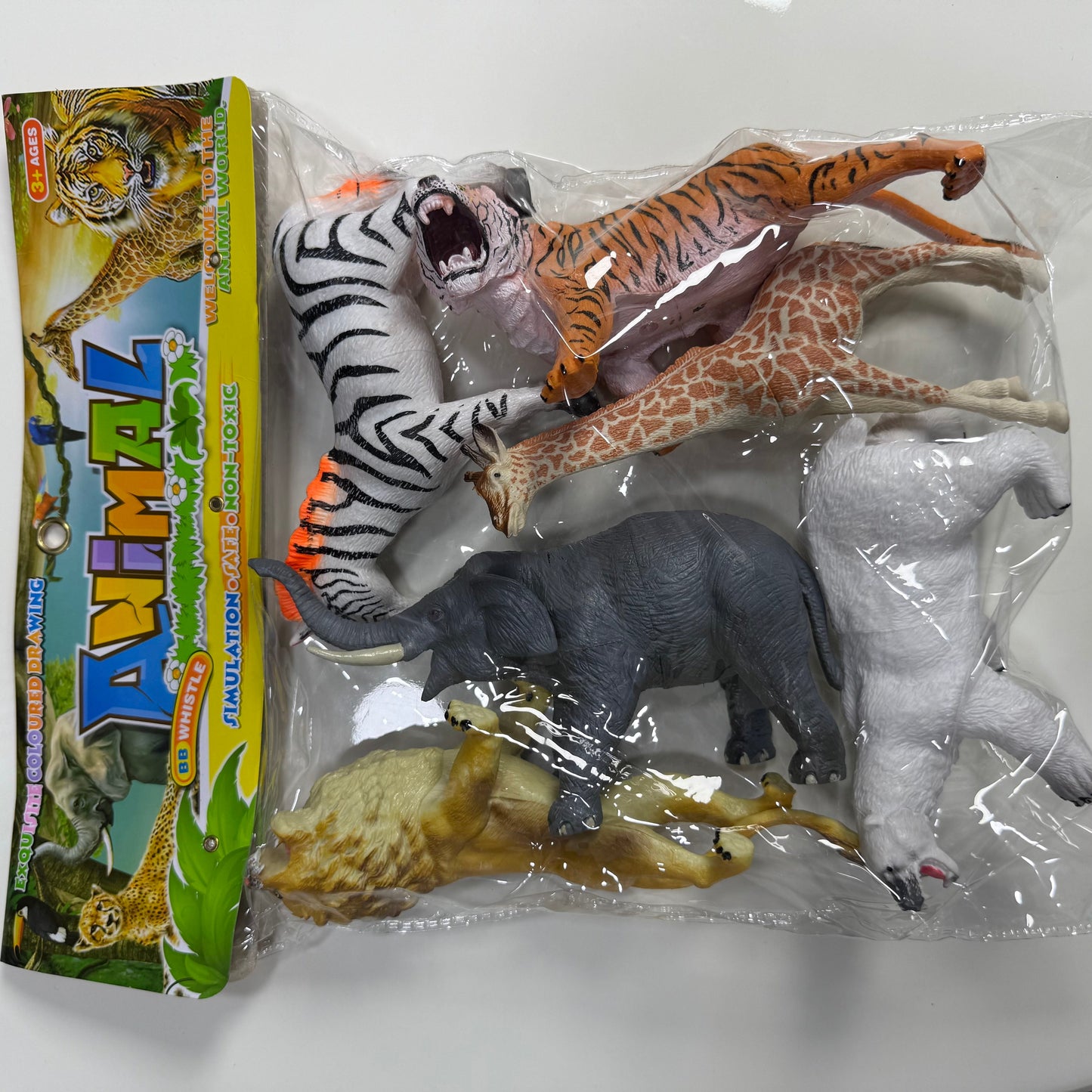 Wild Animals Action Figures Set