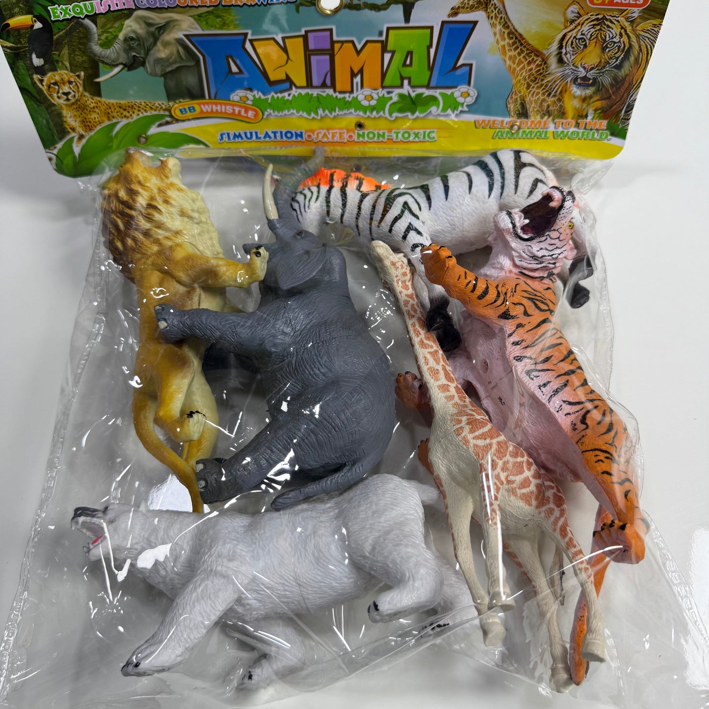Wild Animals Action Figures Set