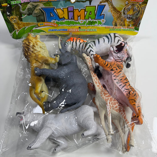 Wild Animals Action Figures Set