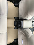 HONEYCOMB CUSTOMIZABLE RUBBER PVC ROLL DIAMOND UNIVERSAL SERIES CAR FLOOR MAT BEIGE