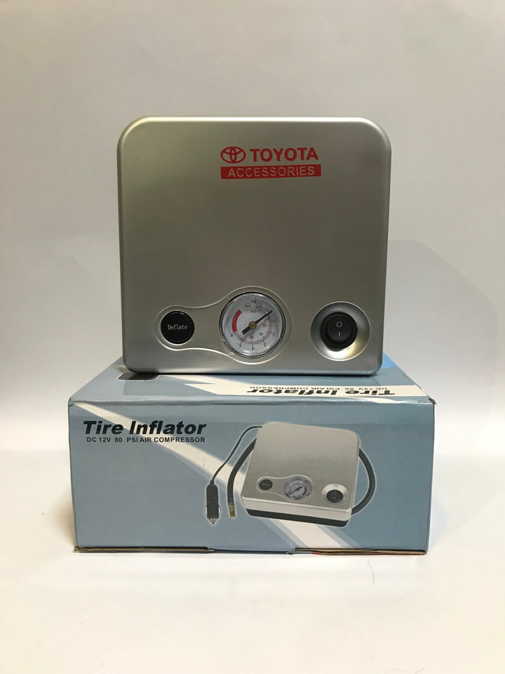 TOYOTA TIRE INFLATOR DC 12V 80 PSI AIR COMPRESSOR FOR ALL CARS
