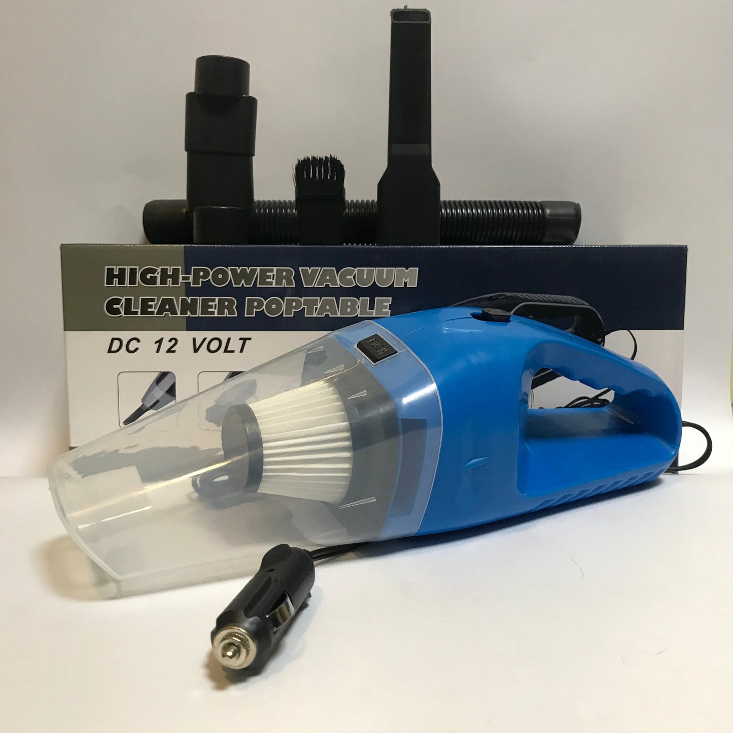 HIGH-POWER VACUUM CLEANER PORTABLE DC 12 VOLT FOR ALL CARS