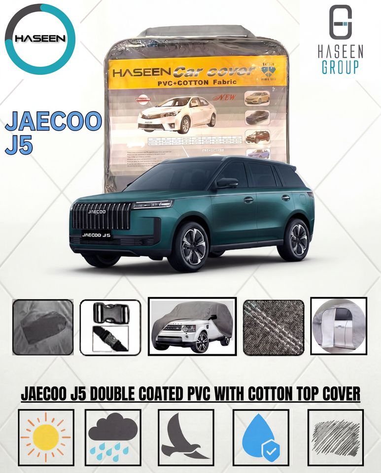 JAECOO J5 NEW DOUBLE COAT PVC WITH COTTON CAR COVERS