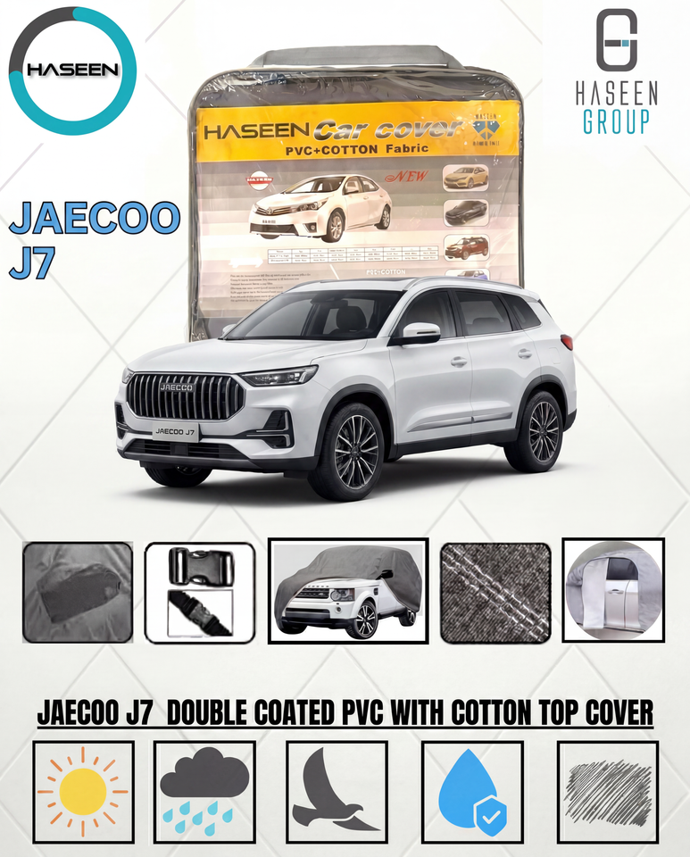 JAECOO J7 NEW DOUBLE COAT PVC WITH COTTON CAR COVERS