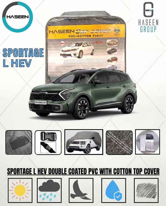 SPORTAGE L-HEV  NEW DOUBLE COAT PVC WITH COTTON CAR COVERS