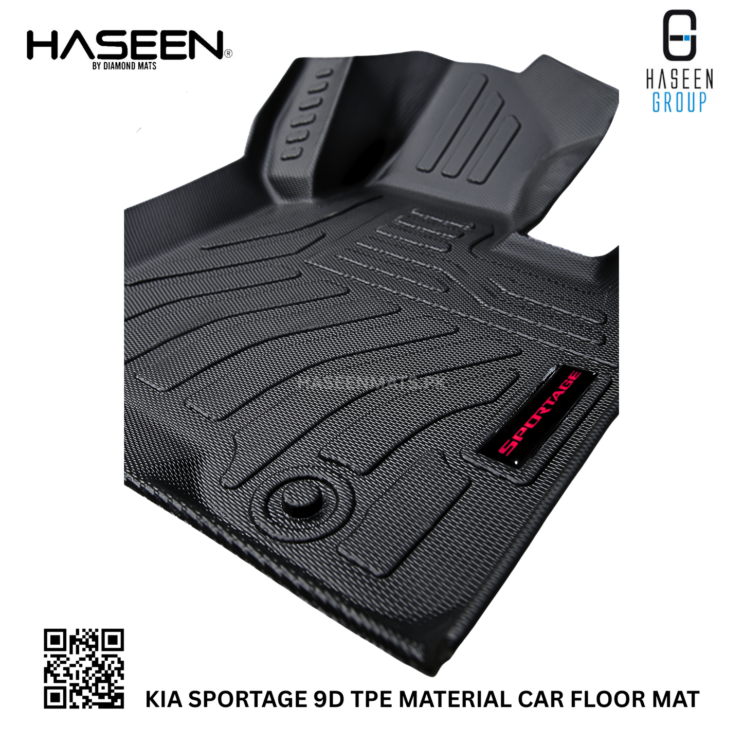 KIA SPORTAGE 2019-PRESENT PLASTIC HEAVY DUTY 9D FLOOR MAT
