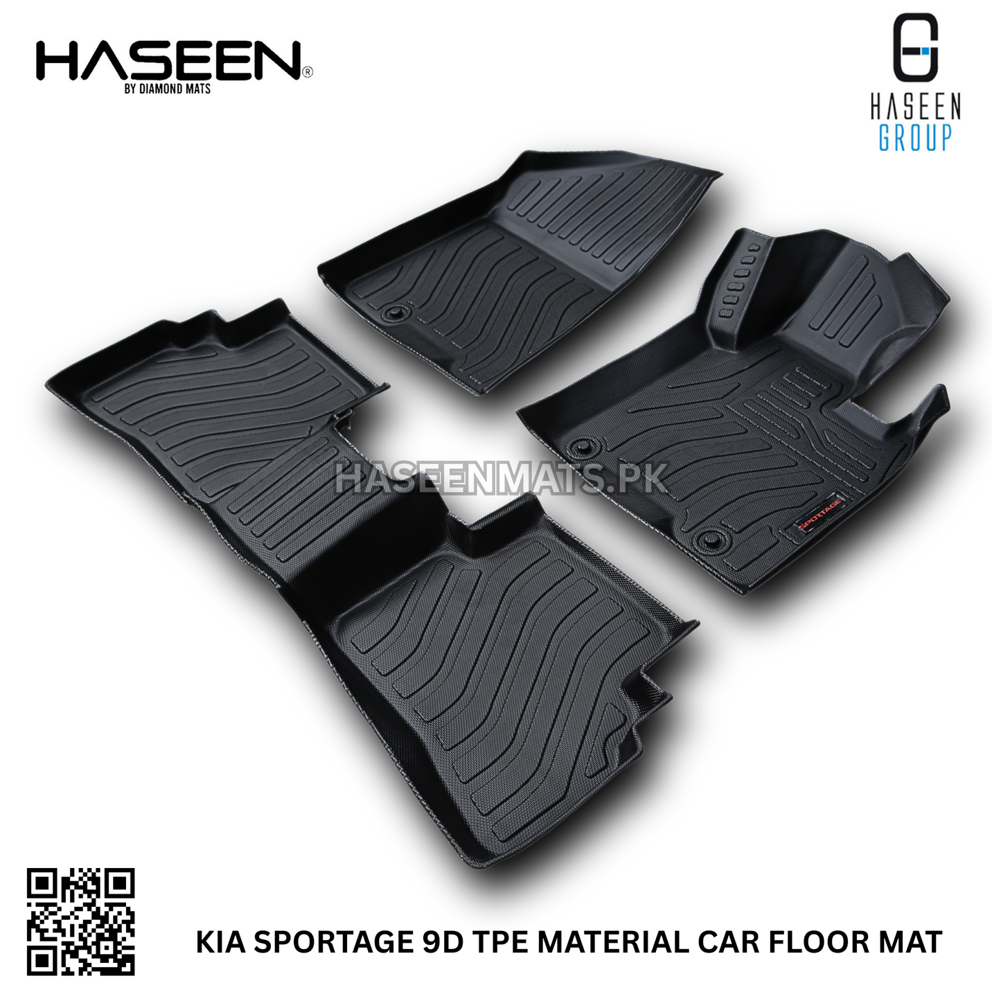 KIA SPORTAGE 2019-PRESENT PLASTIC HEAVY DUTY 9D FLOOR MAT