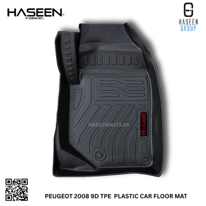 PEUGEOT 2008 MODEL LUXURY 9D TPE PLASTIC FLOOR MAT