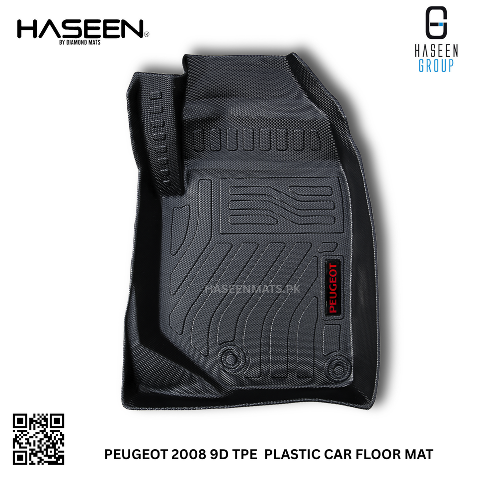 PEUGEOT 2008 MODEL LUXURY 9D TPE PLASTIC FLOOR MAT