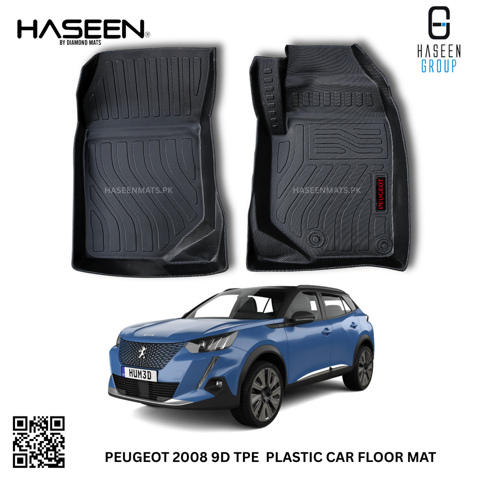 PEUGEOT 2008 MODEL LUXURY 9D TPE PLASTIC FLOOR MAT