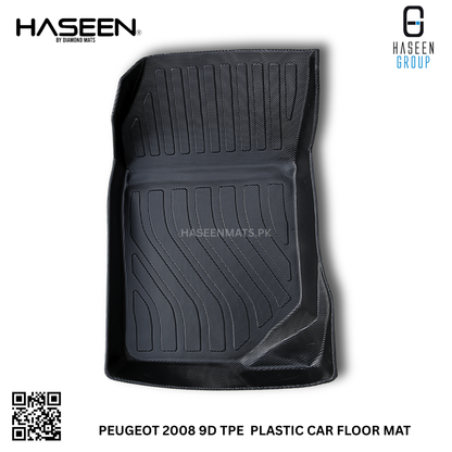 PEUGEOT 2008 MODEL LUXURY 9D TPE PLASTIC FLOOR MAT