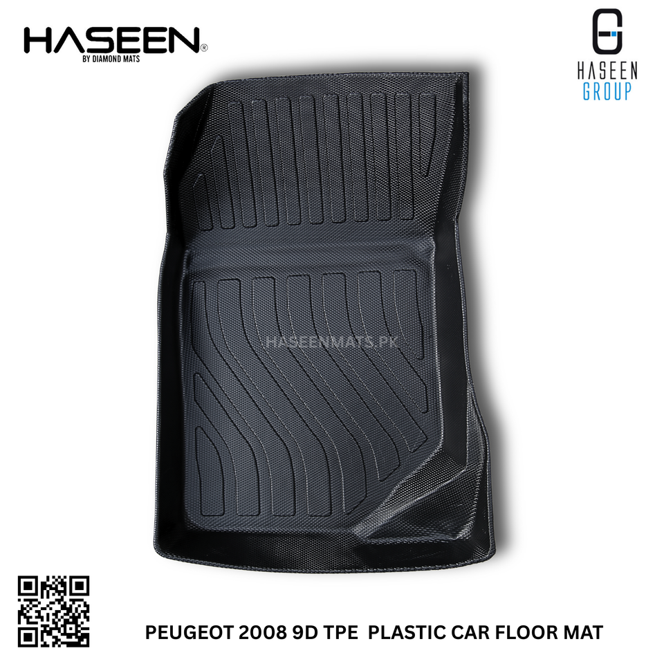 PEUGEOT 2008 MODEL LUXURY 9D TPE PLASTIC FLOOR MAT