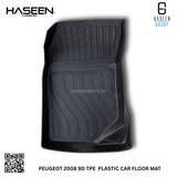 PEUGEOT 2008 MODEL LUXURY 9D TPE PLASTIC FLOOR MAT