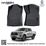 TOYOTA REVO LUXURY STYLE 9D TPE PLASTIC HEAVY DUTY CAR FLOOR MAT