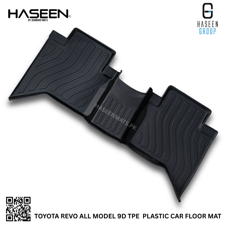 TOYOTA REVO LUXURY STYLE 9D TPE PLASTIC HEAVY DUTY CAR FLOOR MAT