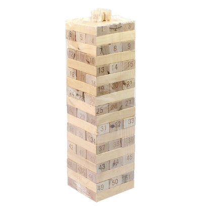 Classic Wooden Tumbling Tower Game