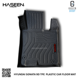 HYUNDAI SONATA 2021-2024 9D TPE PLASTIC HEAVY DUTY CAR FLOOR MAT