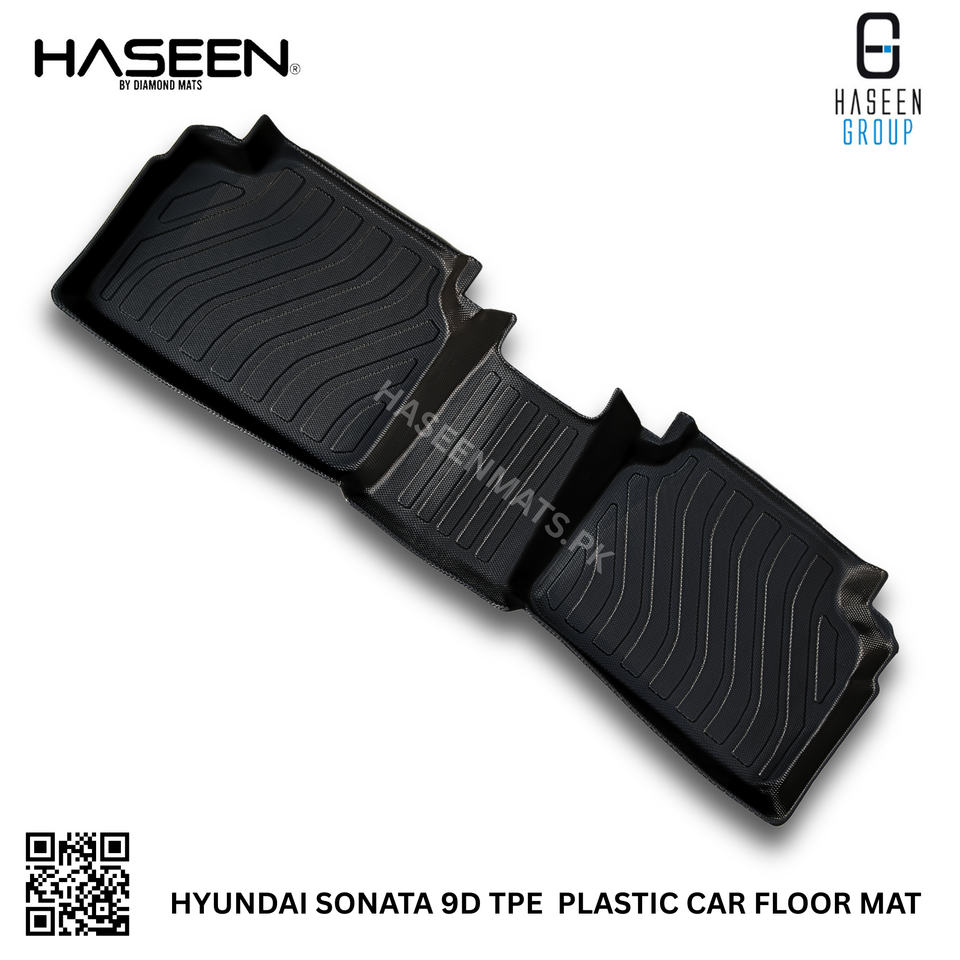 HYUNDAI SONATA 2021-2024 9D TPE PLASTIC HEAVY DUTY CAR FLOOR MAT