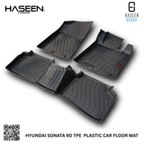 HYUNDAI SONATA 2021-2024 9D TPE PLASTIC HEAVY DUTY CAR FLOOR MAT