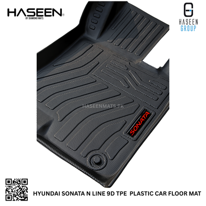 HYUNDAI SONATA N LINE NEW 9D TPE PLASTIC HEAVY DUTY CAR FLOOR MAT