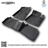 HYUNDAI SONATA N LINE NEW 9D TPE PLASTIC HEAVY DUTY CAR FLOOR MAT