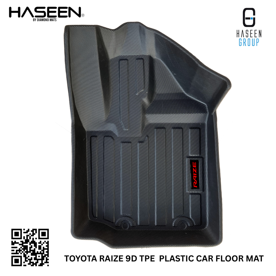 TOYOTA RAIZE 9D TPE PLASTIC FLOOR MATS