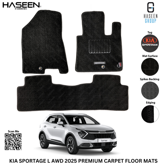 KIA SPORTAGE L AWD 2025 PREMIUM CARPET CAR FLOOR MAT