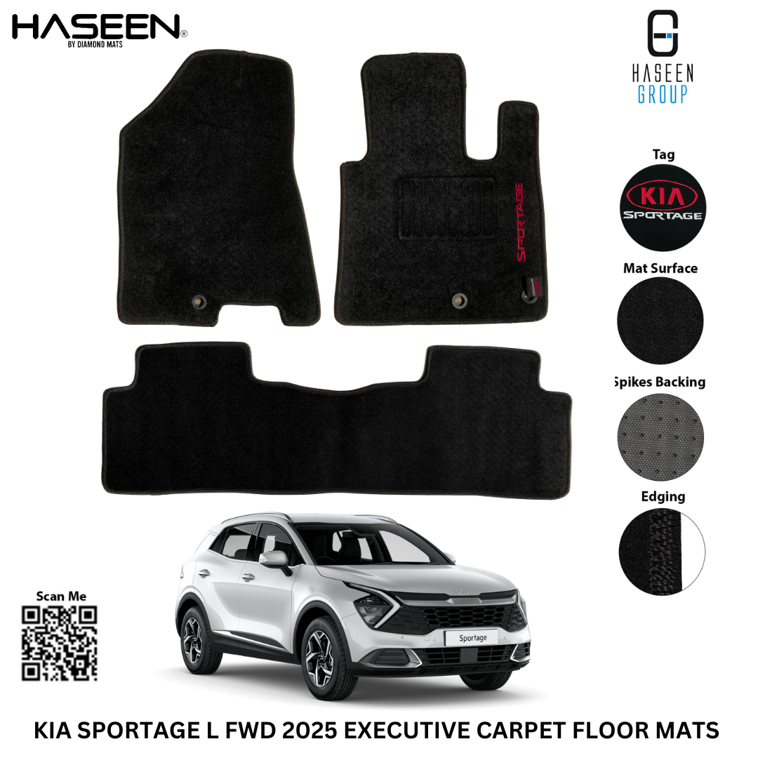 KIA SPORTAGE L FWD 2025 EXECUTIVE CARPET CAR FLOOR MAT