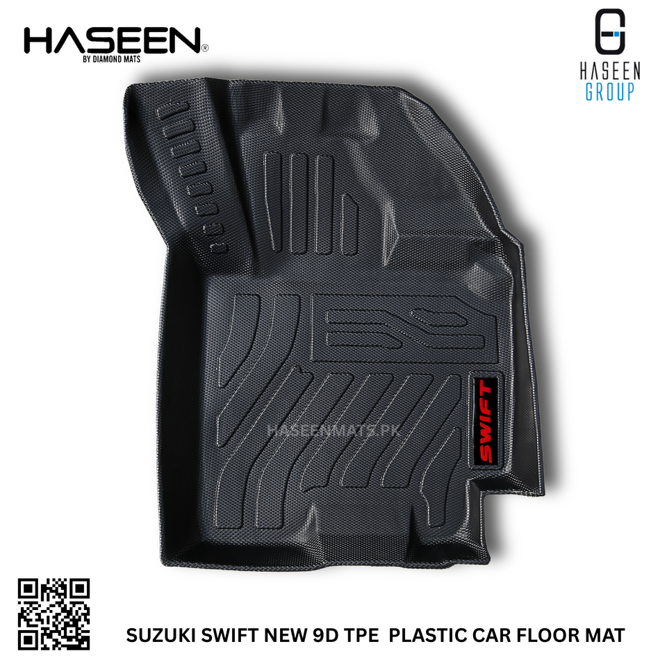 SUZUKI SWIFT NEW 9D TPE PLASTIC HEAVY DUTY CAR FLOOR MAT