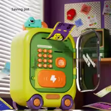 Fingerprint Password Piggy Bank for Kids