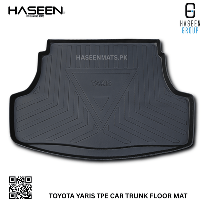 TOYOTA YARIS 2021-PRESENT TPE PLASTIC CAR TRUNK MAT