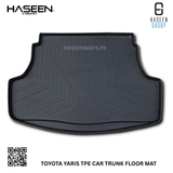 TOYOTA YARIS 2021-PRESENT TPE PLASTIC CAR TRUNK MAT