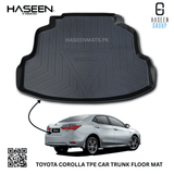 TOYOTA COROLLA 2014-PRESENT TPE PLASTIC CAR TRUNK MAT
