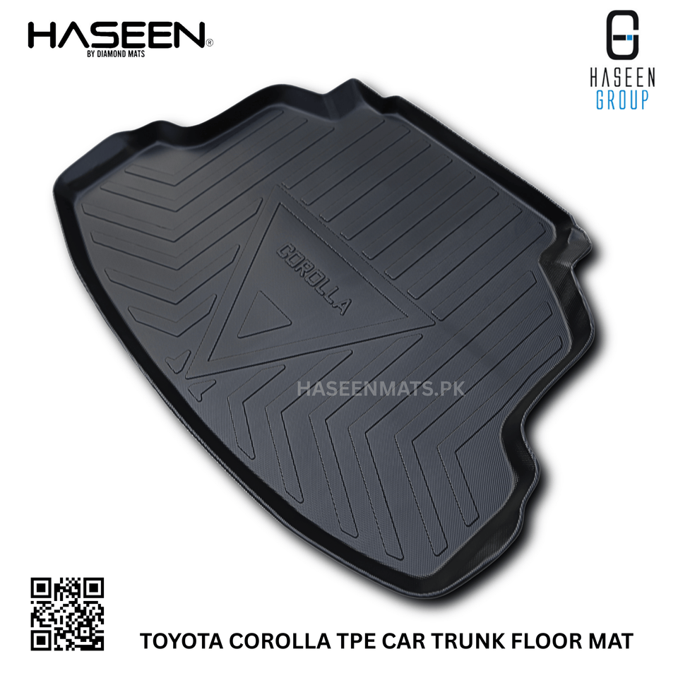 TOYOTA COROLLA 2014-PRESENT TPE PLASTIC CAR TRUNK MAT
