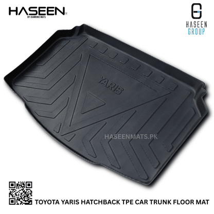 TOYOTA YARIS HATCHBACK TPE PLASTIC CAR TRUNK MAT