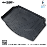 TOYOTA YARIS HATCHBACK TPE PLASTIC CAR TRUNK MAT