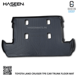 TOYOTA LAND CRUISER TPE PLASTIC CAR TRUNK MAT