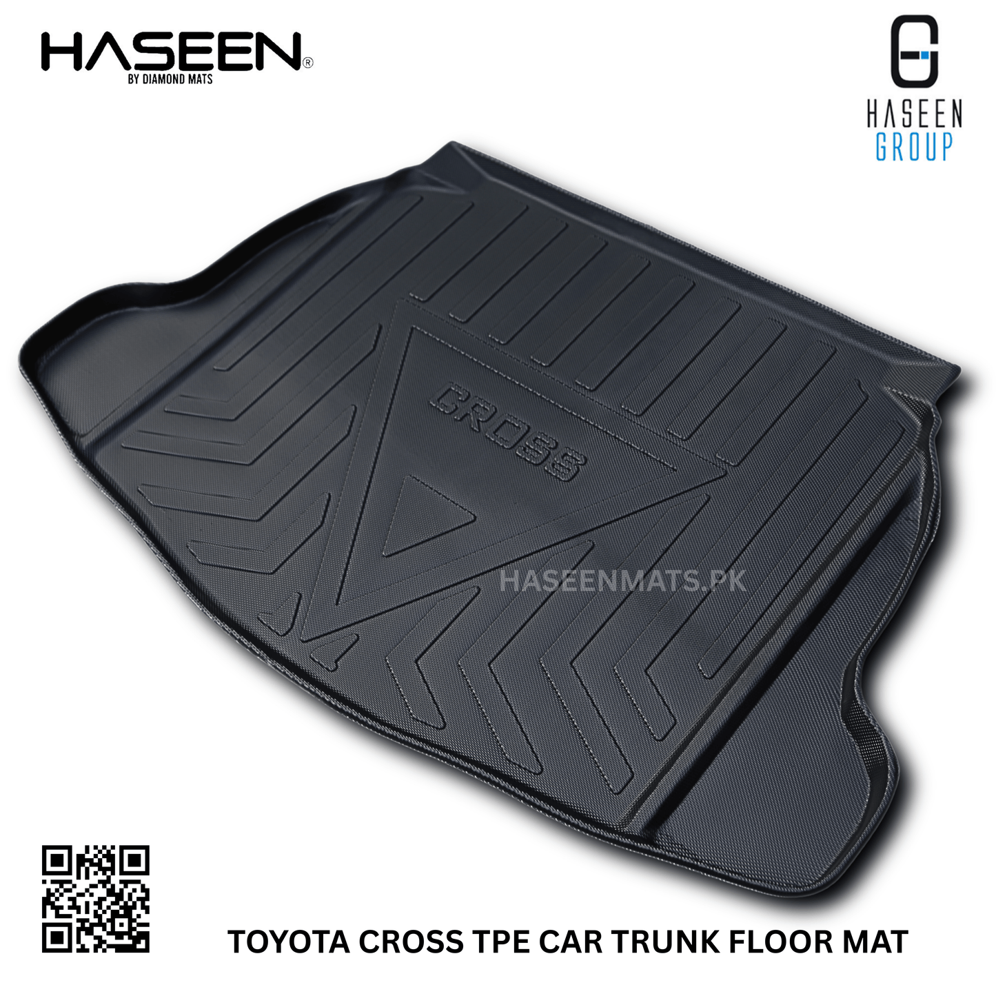 TOYOTA CROSS NEW 2024 TPE PLASTIC CAR TRUNK MAT