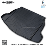 TOYOTA CROSS NEW 2024 TPE PLASTIC CAR TRUNK MAT