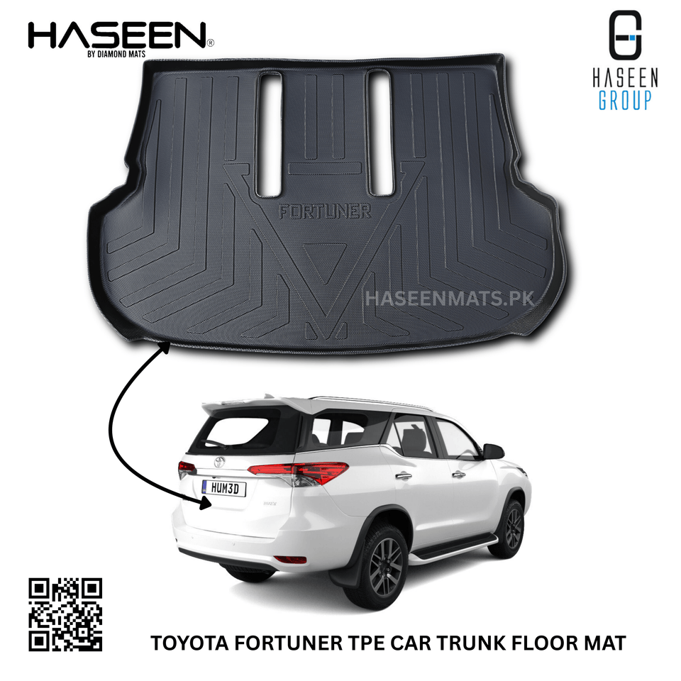 TOYOTA FORTUNER 2014-2022 TPE PLASTIC CAR TRUNK MAT