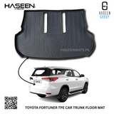 TOYOTA FORTUNER 2014-2022 TPE PLASTIC CAR TRUNK MAT