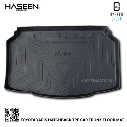 TOYOTA YARIS HATCHBACK TPE PLASTIC CAR TRUNK MAT