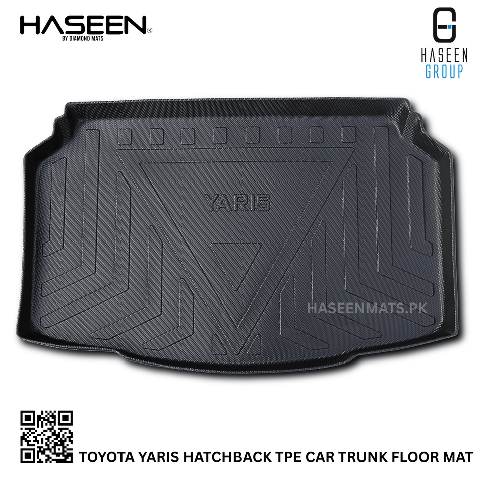 TOYOTA YARIS HATCHBACK TPE PLASTIC CAR TRUNK MAT