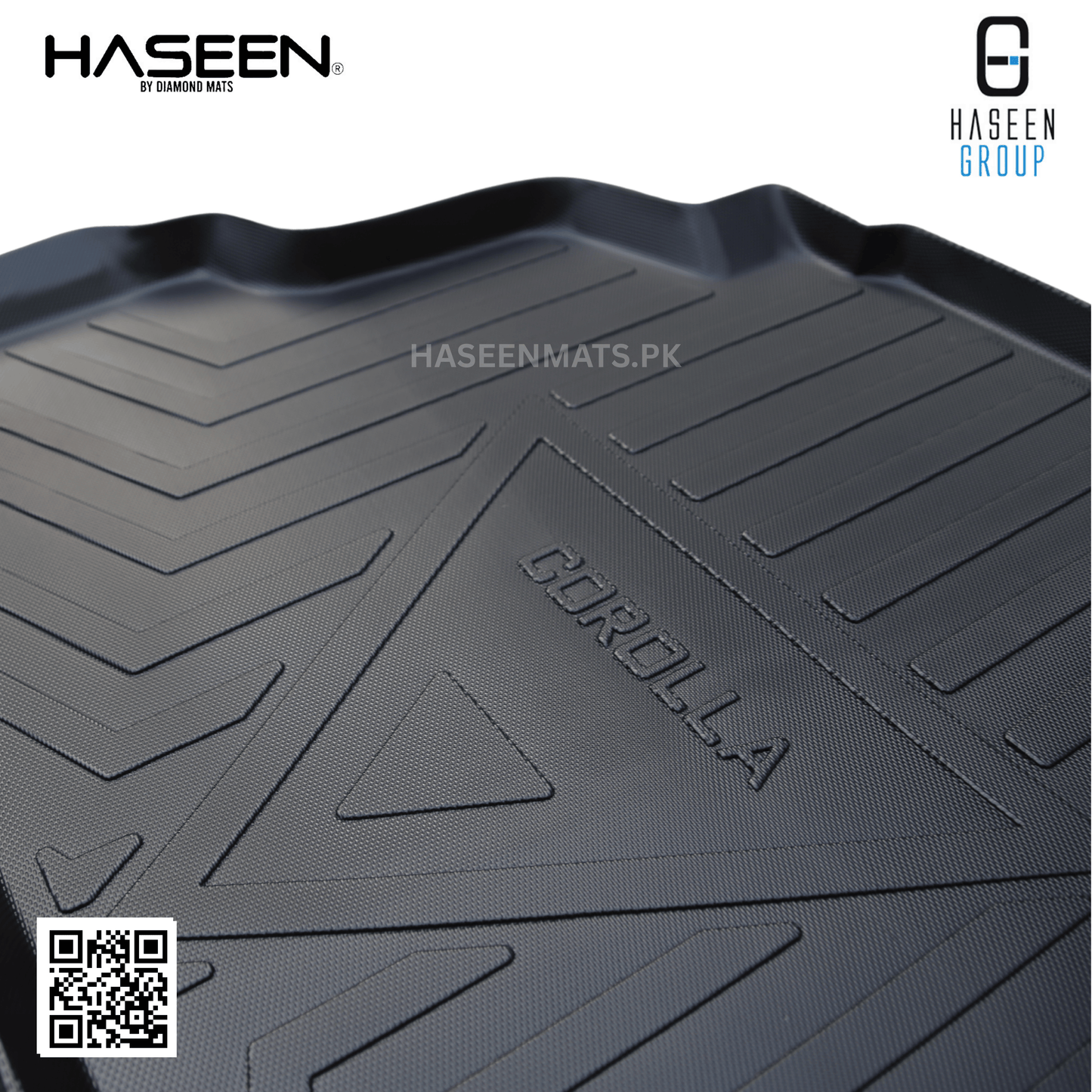 TOYOTA COROLLA 2014-PRESENT TPE PLASTIC CAR TRUNK MAT