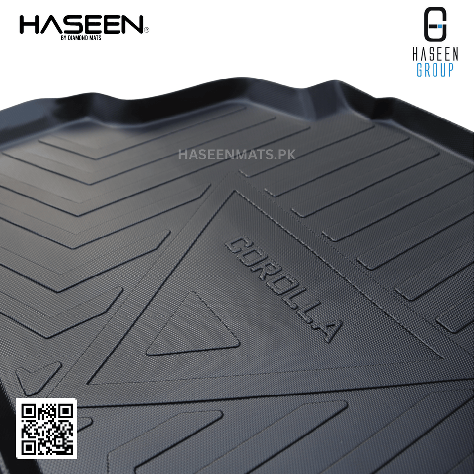 TOYOTA COROLLA 2014-PRESENT TPE PLASTIC CAR TRUNK MAT